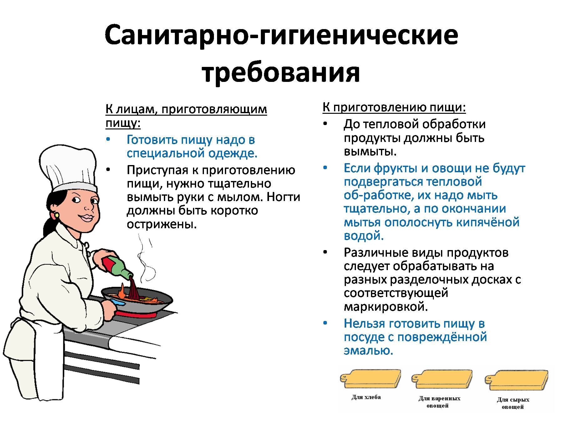 Напоминаем о соблюдении требований личной гигиены работниками организаций торговли и общественного питания!.